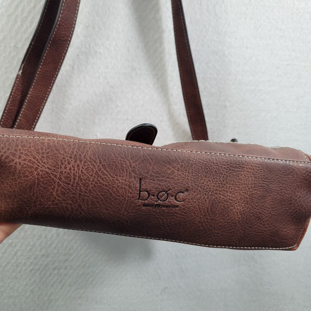 B.O.C Born Brown Crossbody Faux Leather Purse Size 12"x8.5"x2"  11325-M1Clo2 - Picture 11 of 12